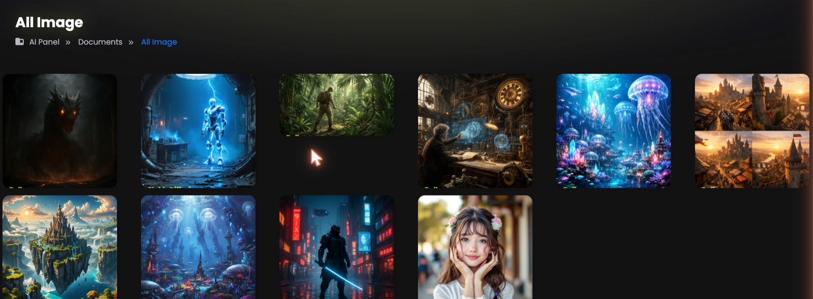 The All Images gallery
