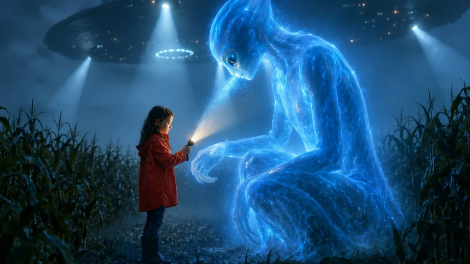 First contact - made with Kling 2.1 Pro