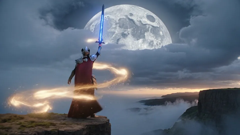 Moon warrior - made with Kling 3 Pro