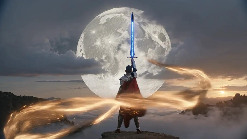 Moon warrior - made with Kling O3