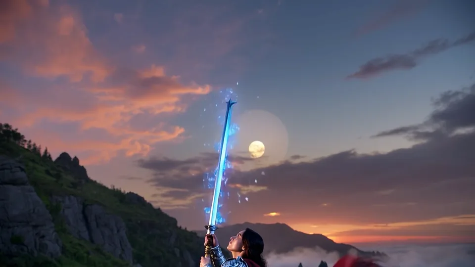 Moon warrior - made with Kling 1.6 Pro