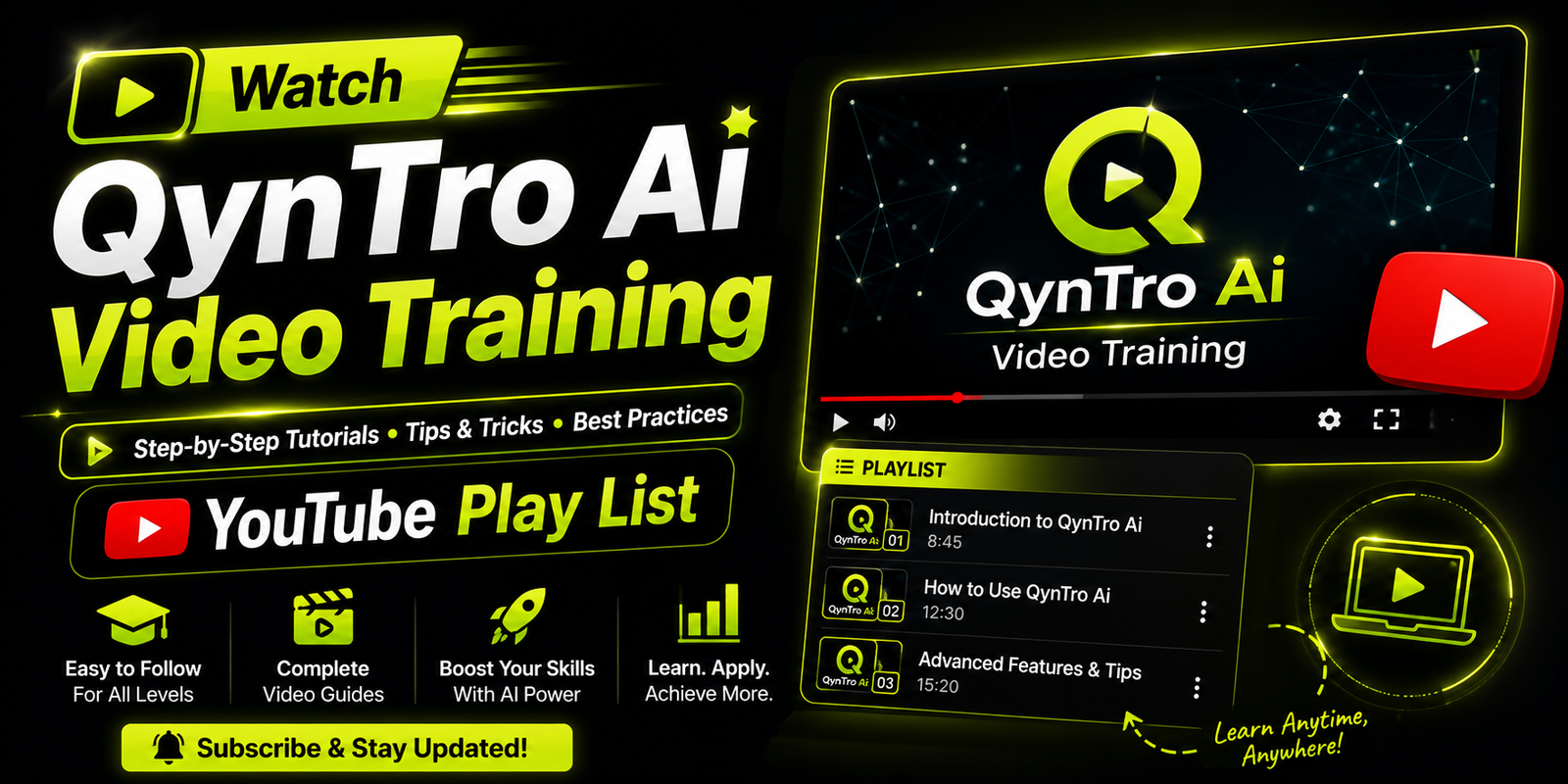 QynTro AI video training series