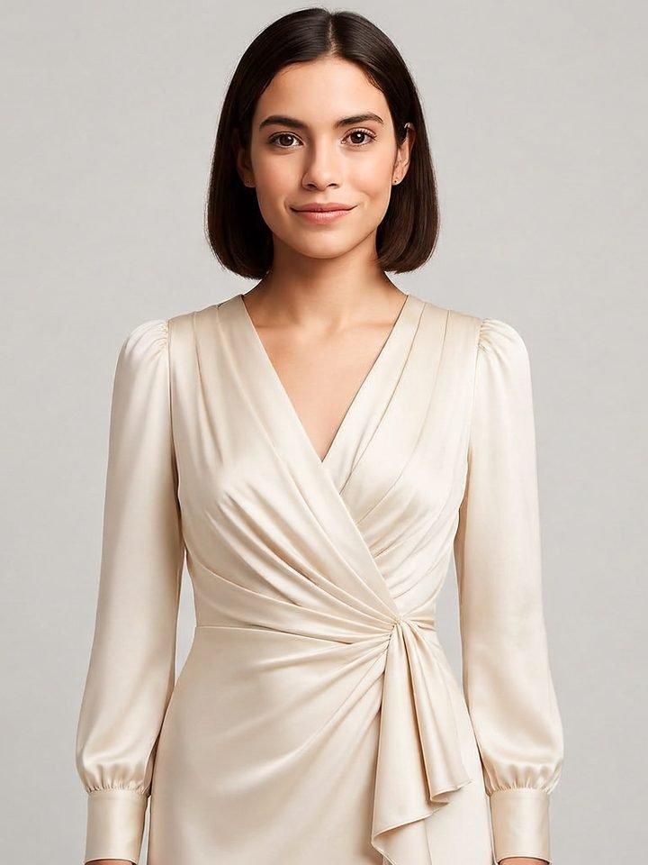 The person wearing the garment